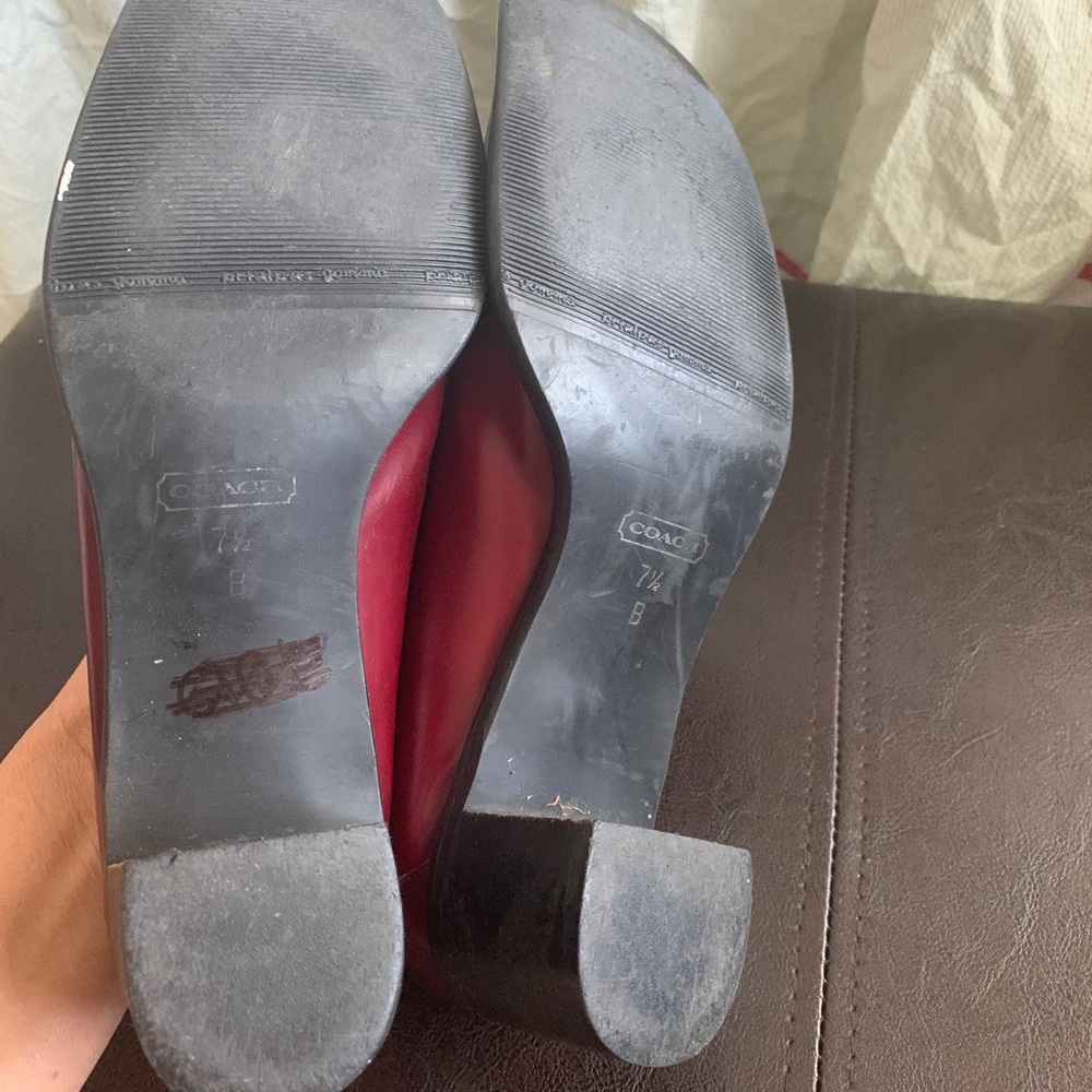 🐸Coach loafers leather shoes 7.5 - Picture 5 of 5